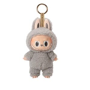 Authentic Pop Mart Exciting Macaron Labubu plush Pendant | Sesame Bean